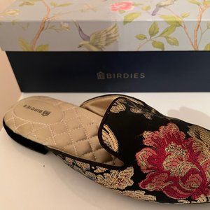 Birdies silk slip ons